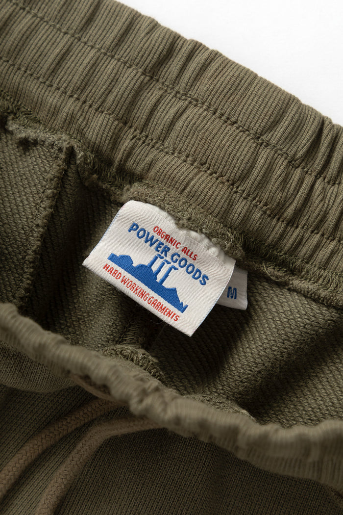 Power Goods - Loopback Sweat Shorts - Olive