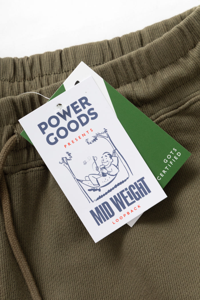Power Goods - Loopback Sweatpants - Olive