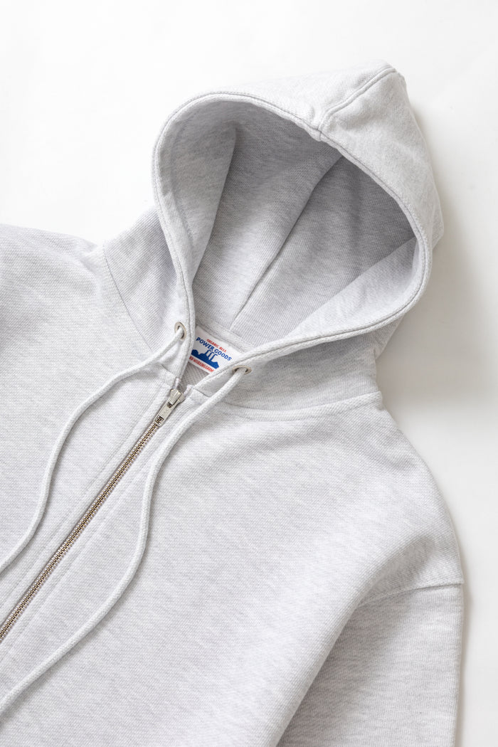 Power Goods - Loopback Zip Hoodie - Ash