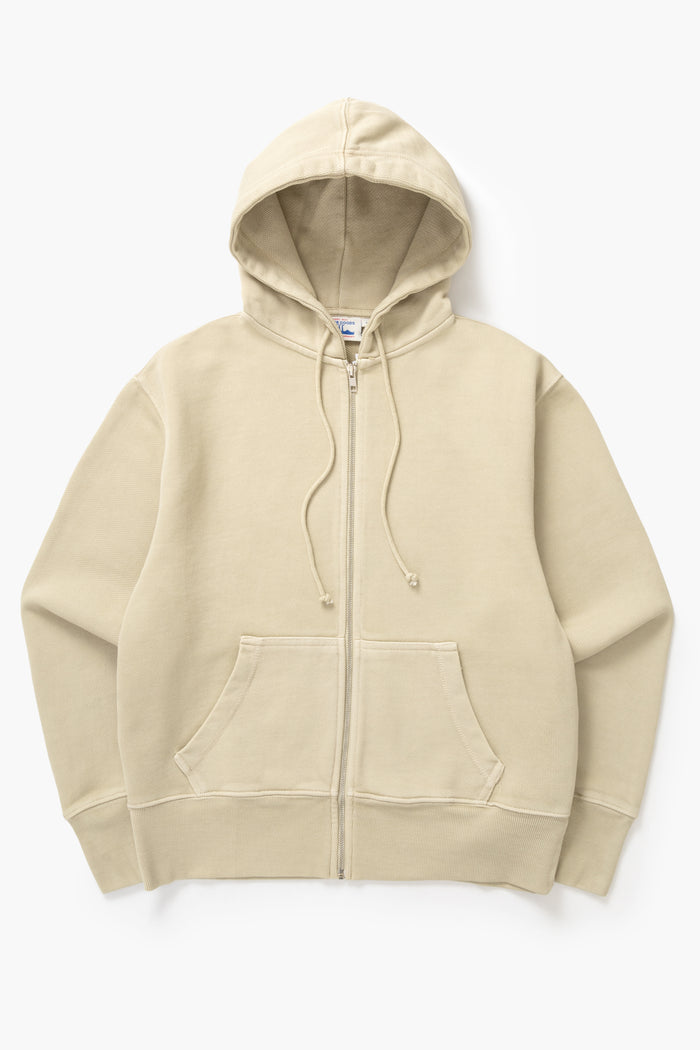 Power Goods - Loopback Zip Hoodie - Bone