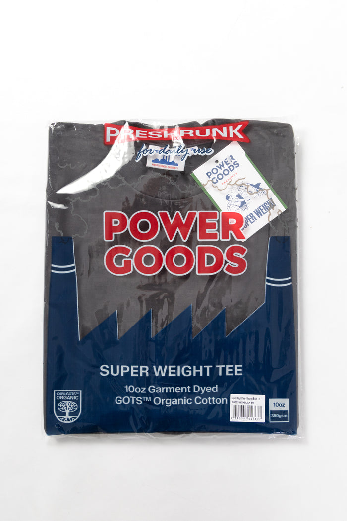 Power Goods - Super Weight T-Shirt - Washed Black