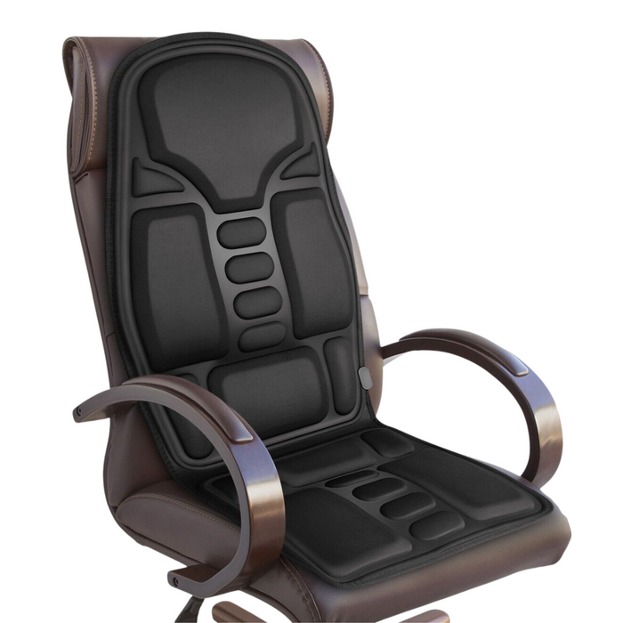 Powerful Kneading Heat Therapy Back Massager Backrest Cushion