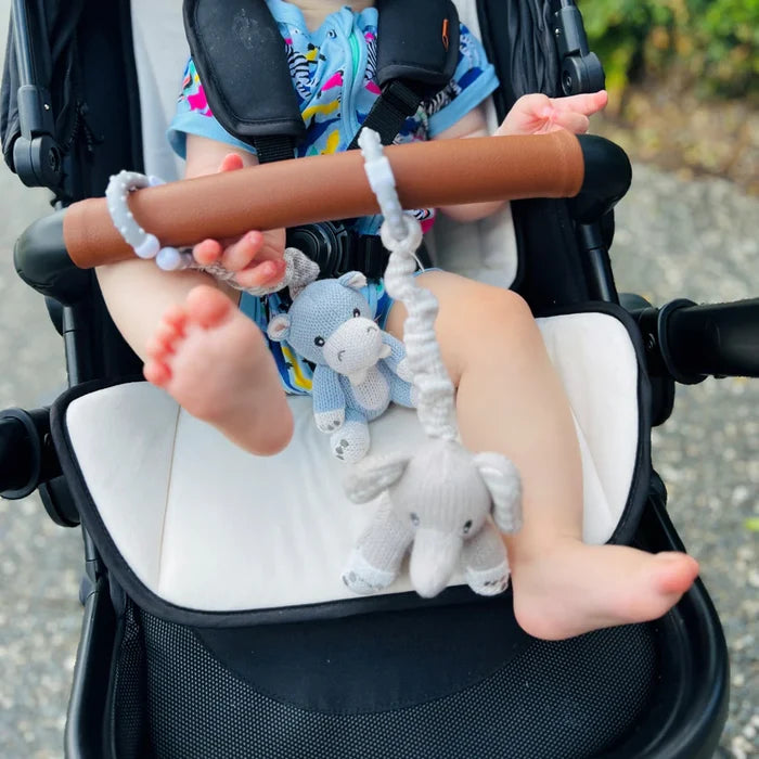 Pram/Stroller Toys - Elephant & Hippo