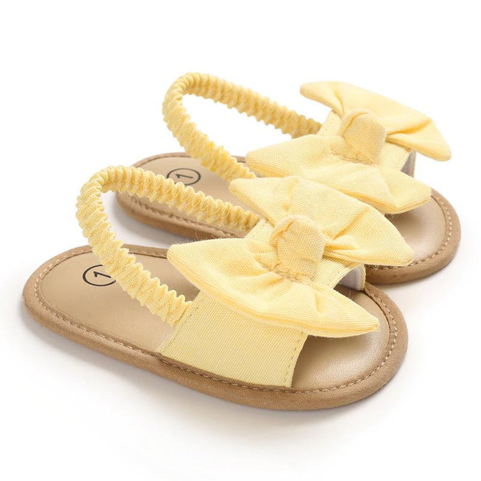 Baby Girl Bow Sandals - Yellow Yo Baby Wholesale