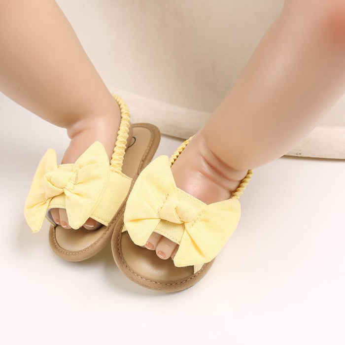 Baby Girl Bow Sandals - Yellow Yo Baby Wholesale