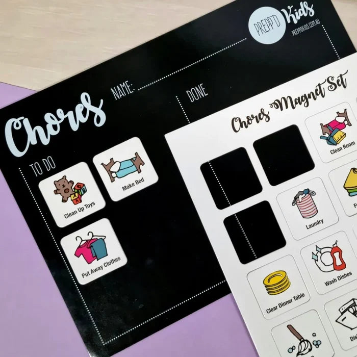 Preppd Kids Magnetic Chore Chart A4