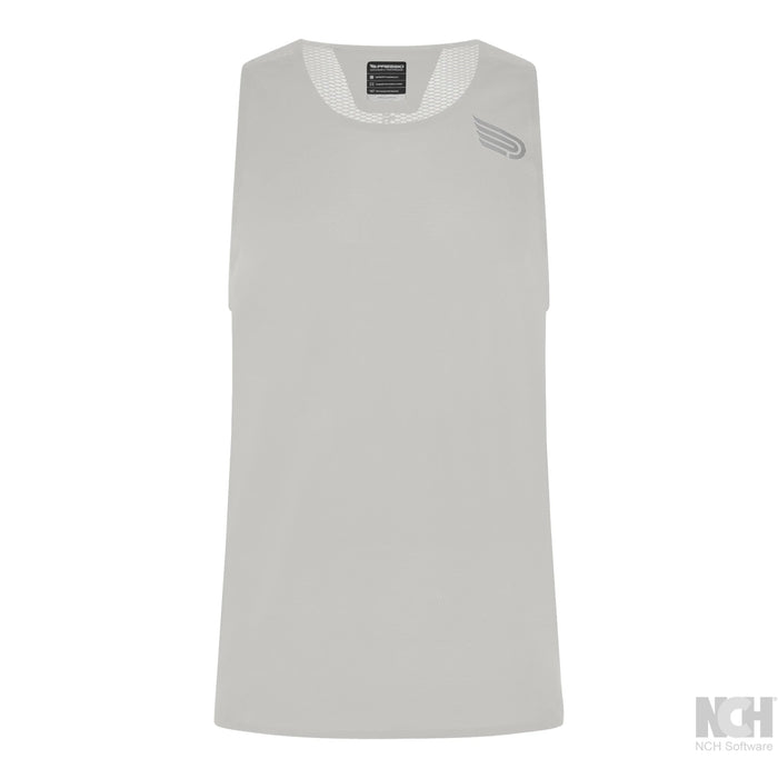Pressio Men's Run Elite Singlet - LGR/SLV