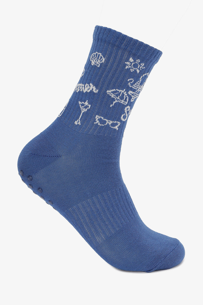 Printed Long Socks - 2 Pairs