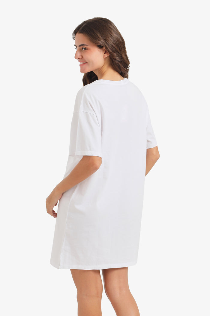 Printed Relaxed Fit Nightgown