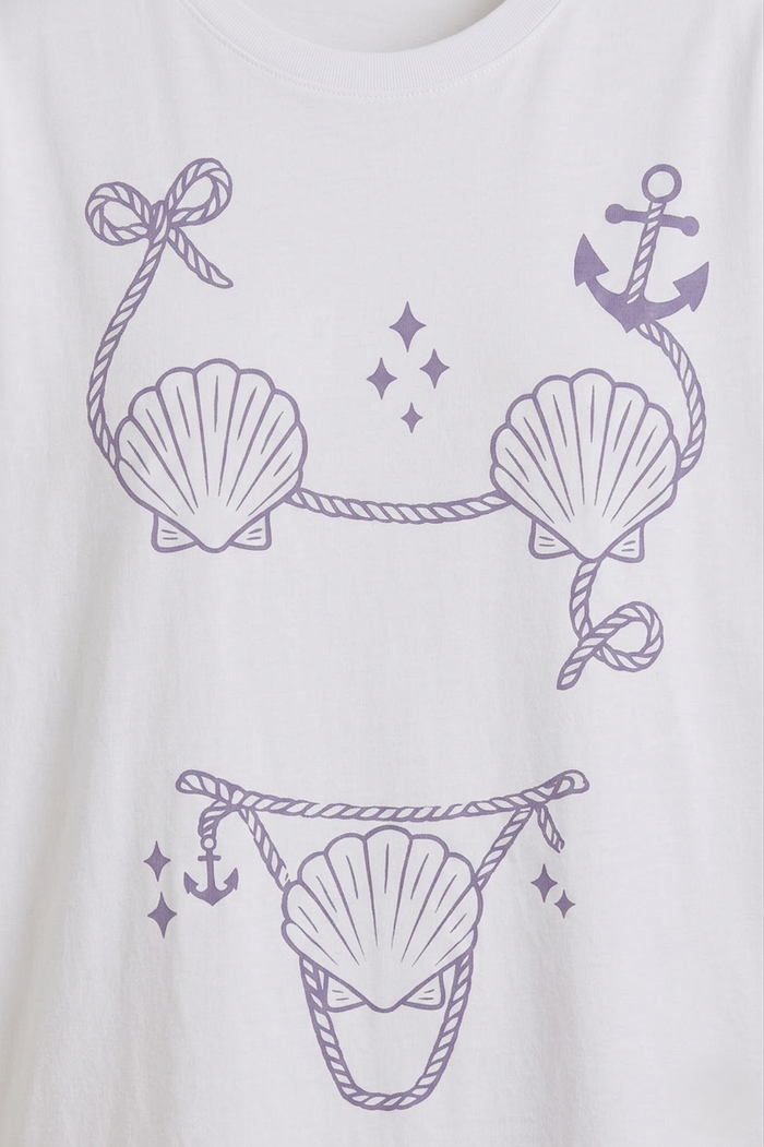 Printed Relaxed Fit Nightgown