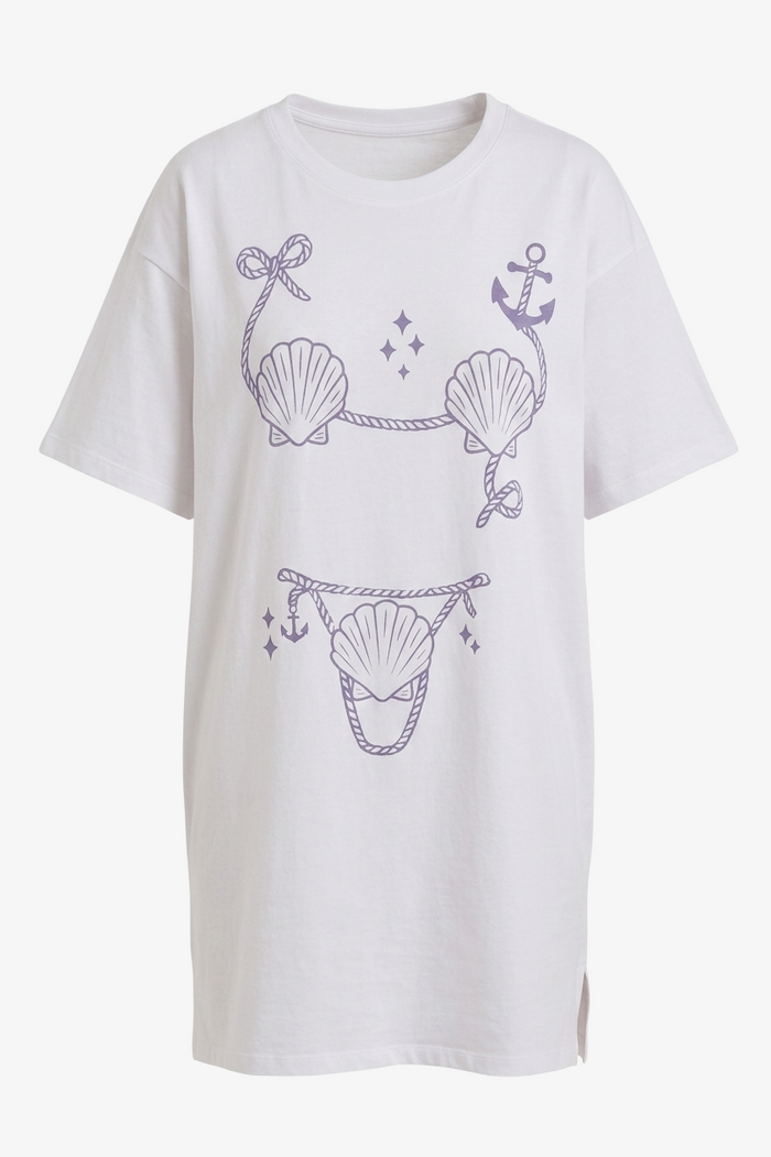 Printed Relaxed Fit Nightgown