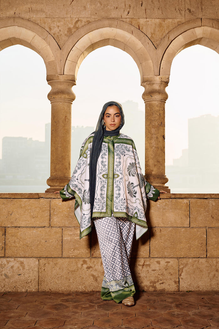 Printed Wide Leg Pants