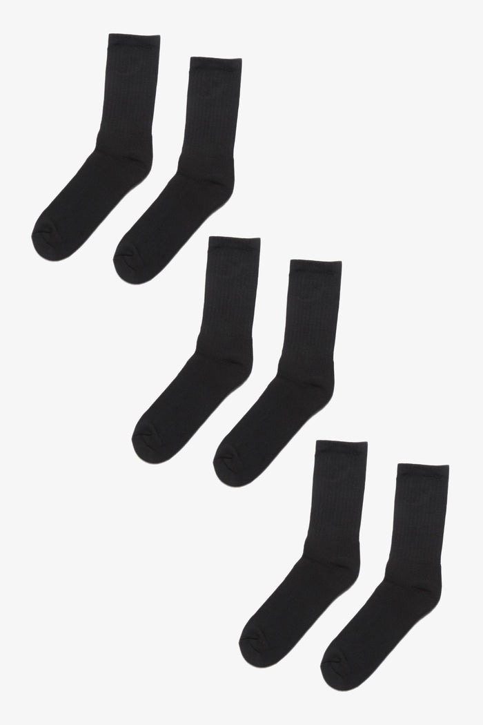Pro Club - Heavyweight Crew Socks - 3 Pack - Black