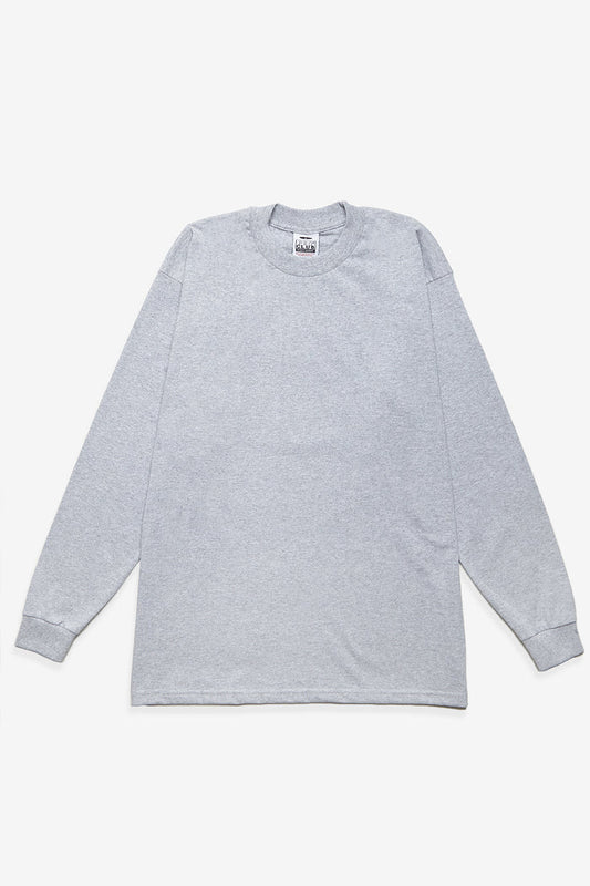Pro Club - Heavyweight Long Sleeve T-Shirt - Heather Grey