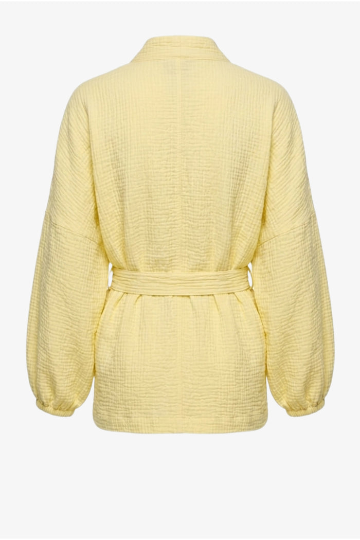 Puff-Sleeve Cardigan
