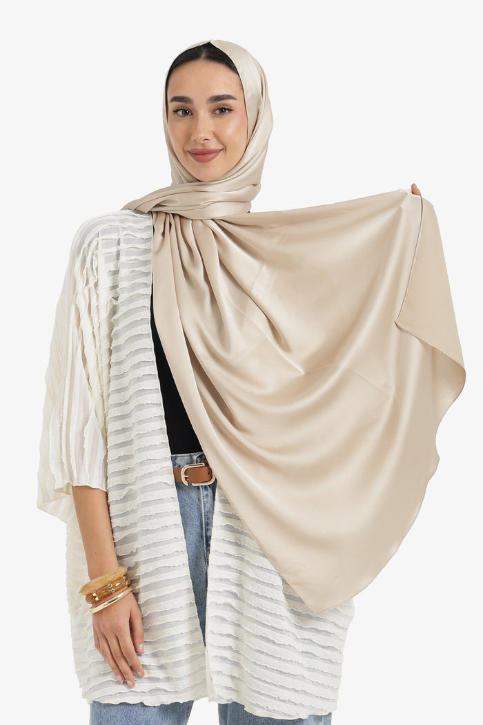 Dark Beige / OS / Satin
