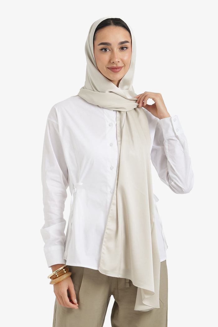 Beige / OS / Satin