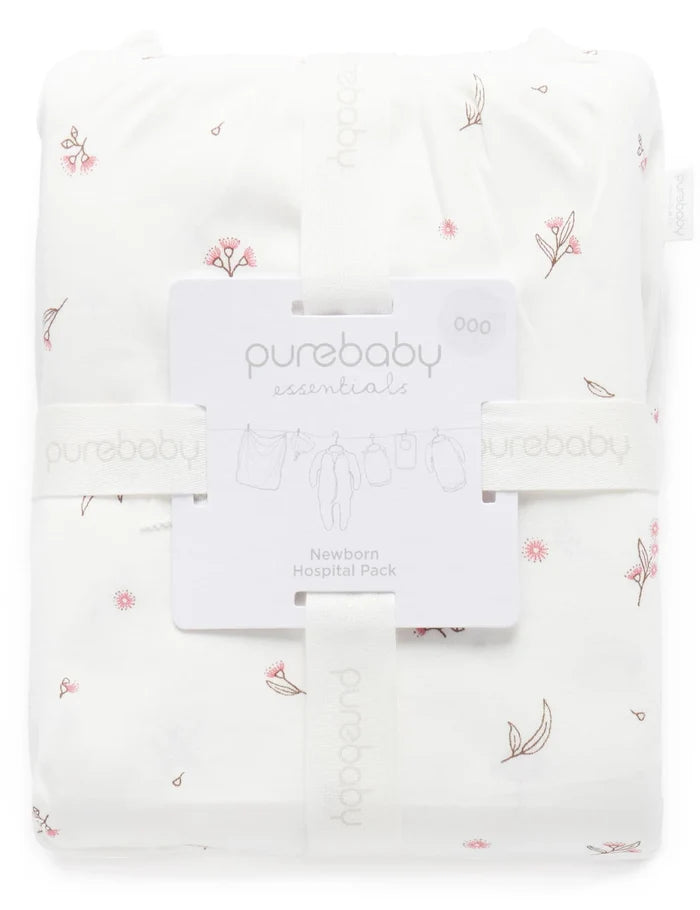 Purebaby Organic Essentials Hospital Bag Essential Vanilla Blossom $120+ Value