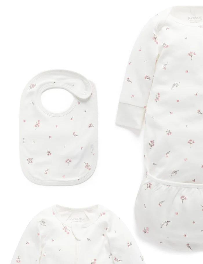 Purebaby Organic Essentials Hospital Bag Essential Vanilla Blossom $120+ Value