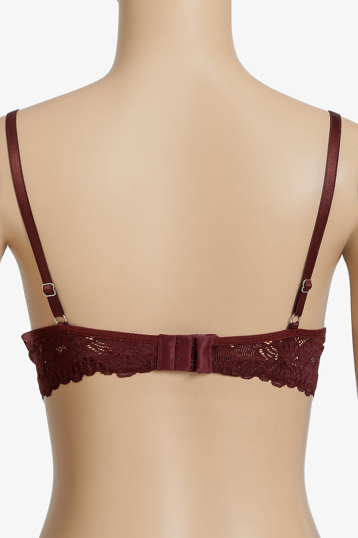 Push-Up Ribbed Bra