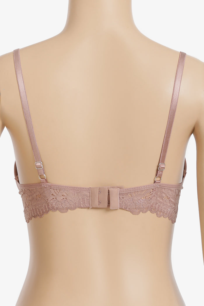 Push-Up Ribbed Bra