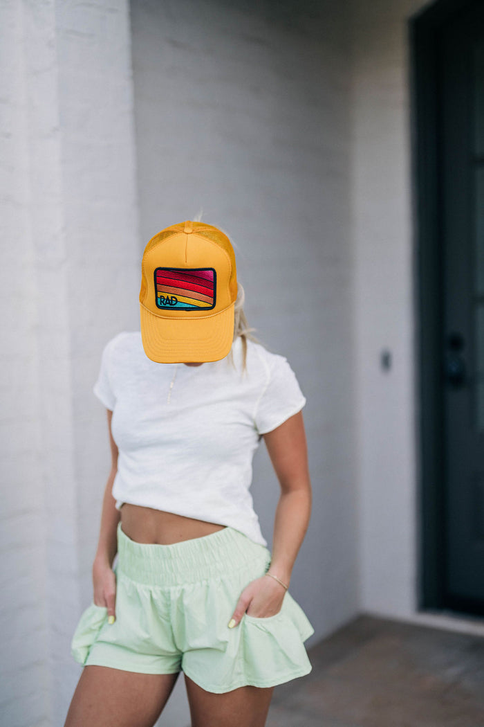Rad Trucker Hat - Gold