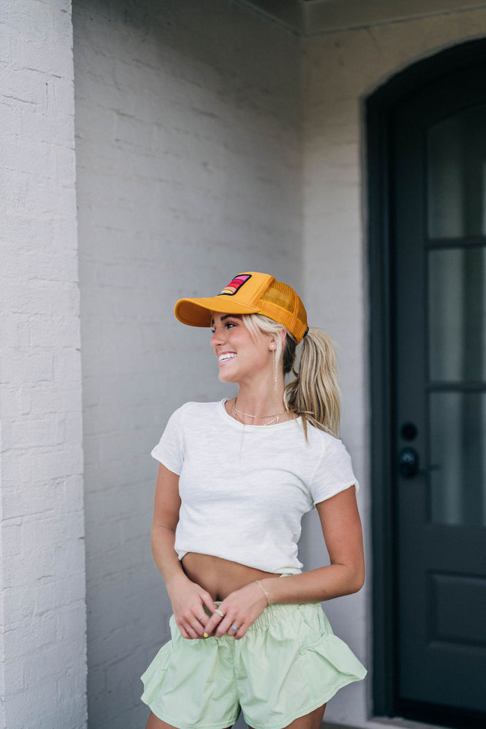 Rad Trucker Hat - Gold