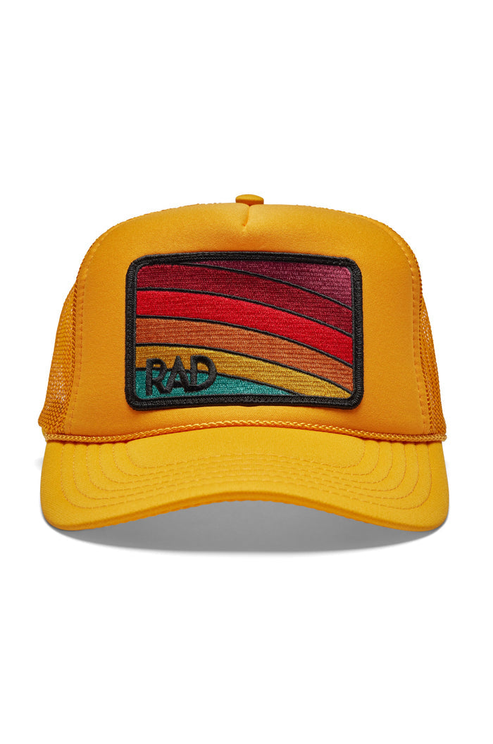 Rad Trucker Hat - Gold