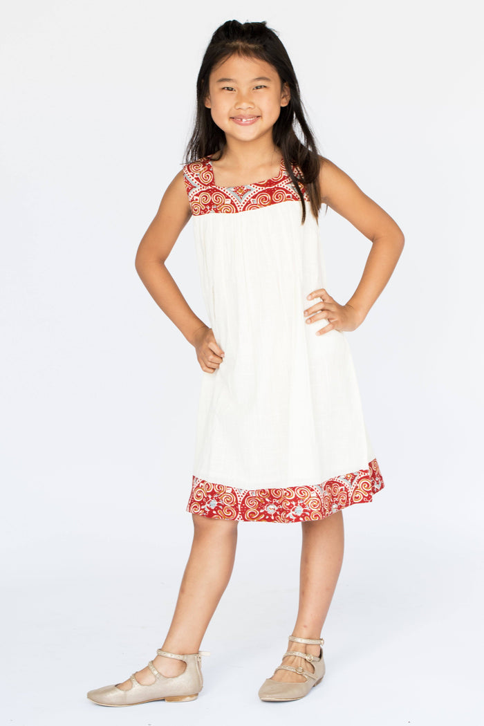 Red & White Baby Doll Dress Dress Yo Baby Wholesale