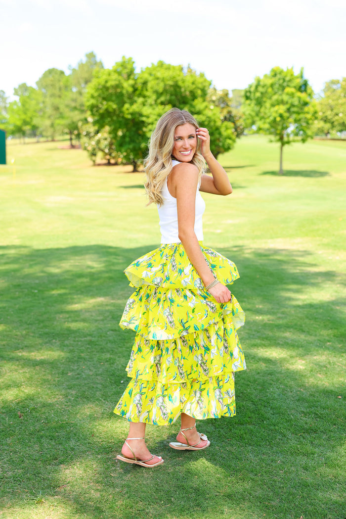 Reese Maxi Skirt - Yellow
