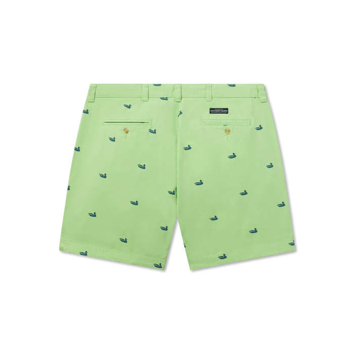 Lime with Printed Ducks | Back