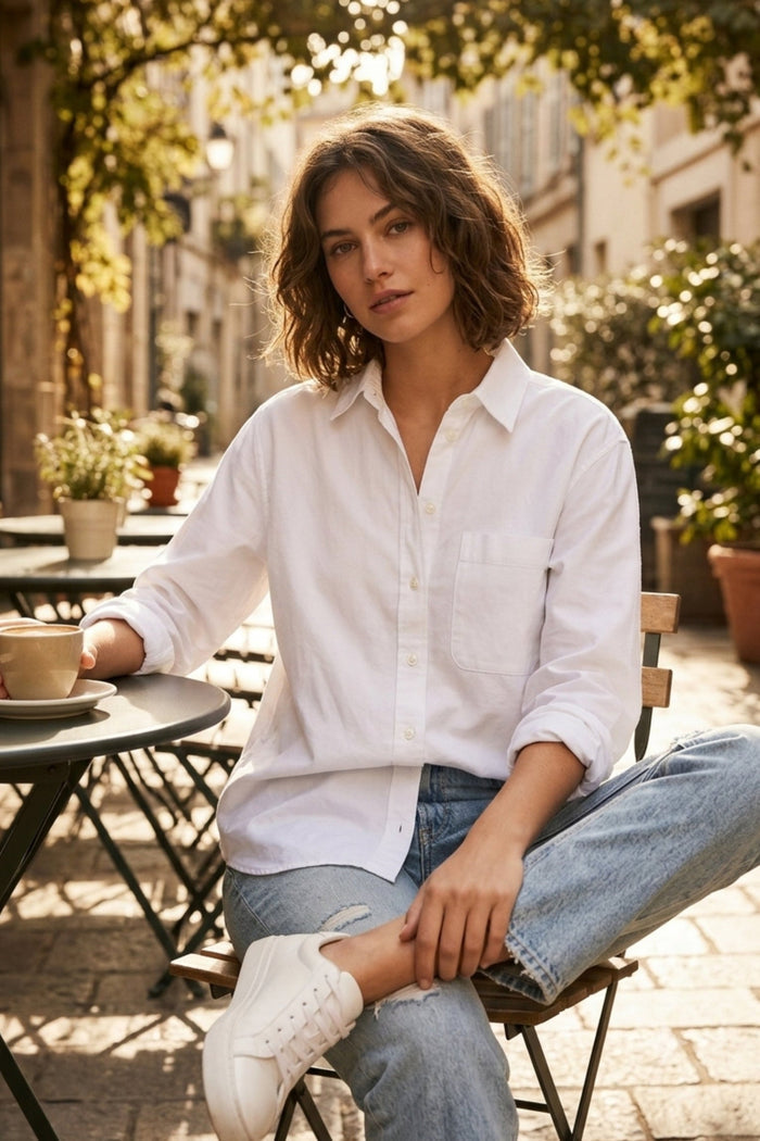 Relaxed Chest-Pocket Shirt