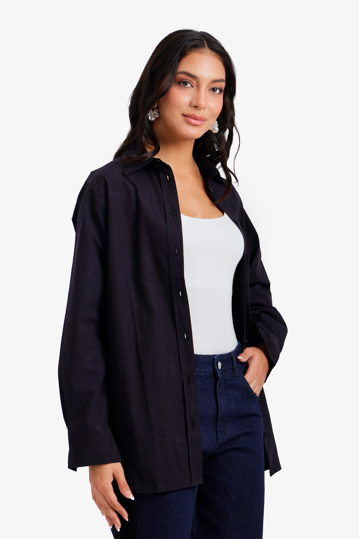 Relaxed Chest-Pocket Shirt
