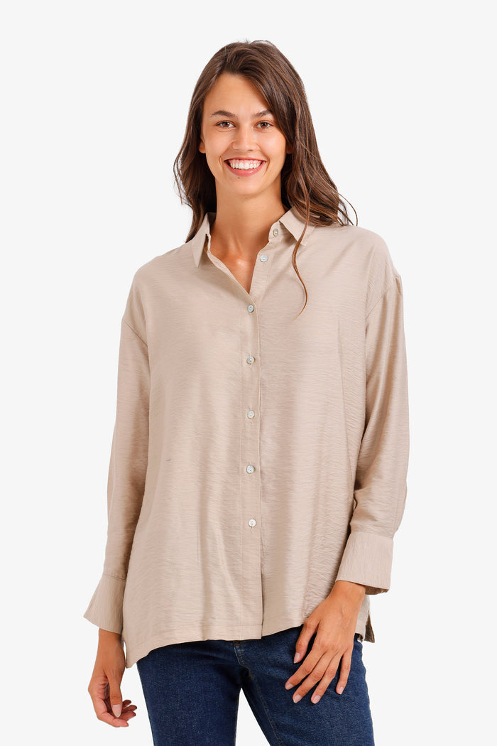 Relaxed Crinkle Shirt