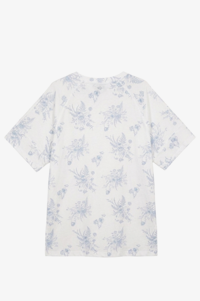 Relaxed Floral Night Shirt