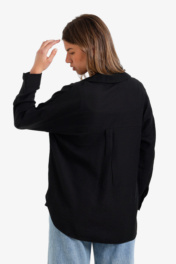 Relaxed High-Low Blouse