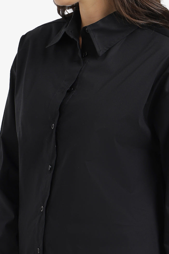 Relaxed High-Low Shirt