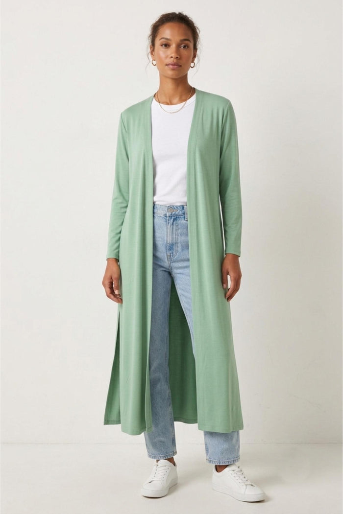 Relaxed Midi Kimono