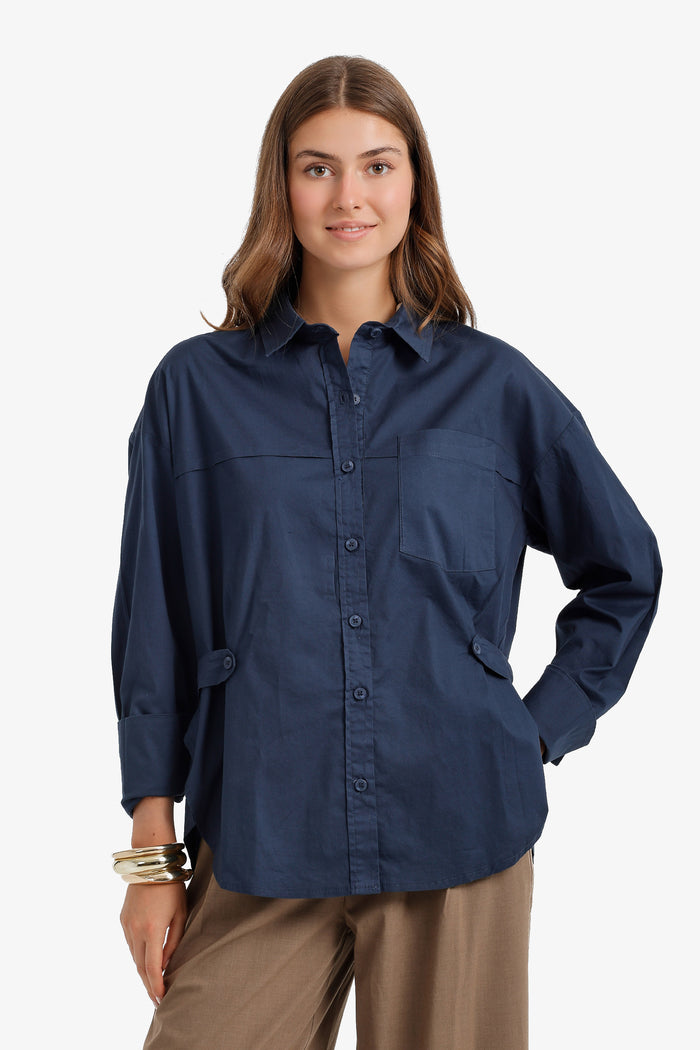 Navy / M / Cotton
