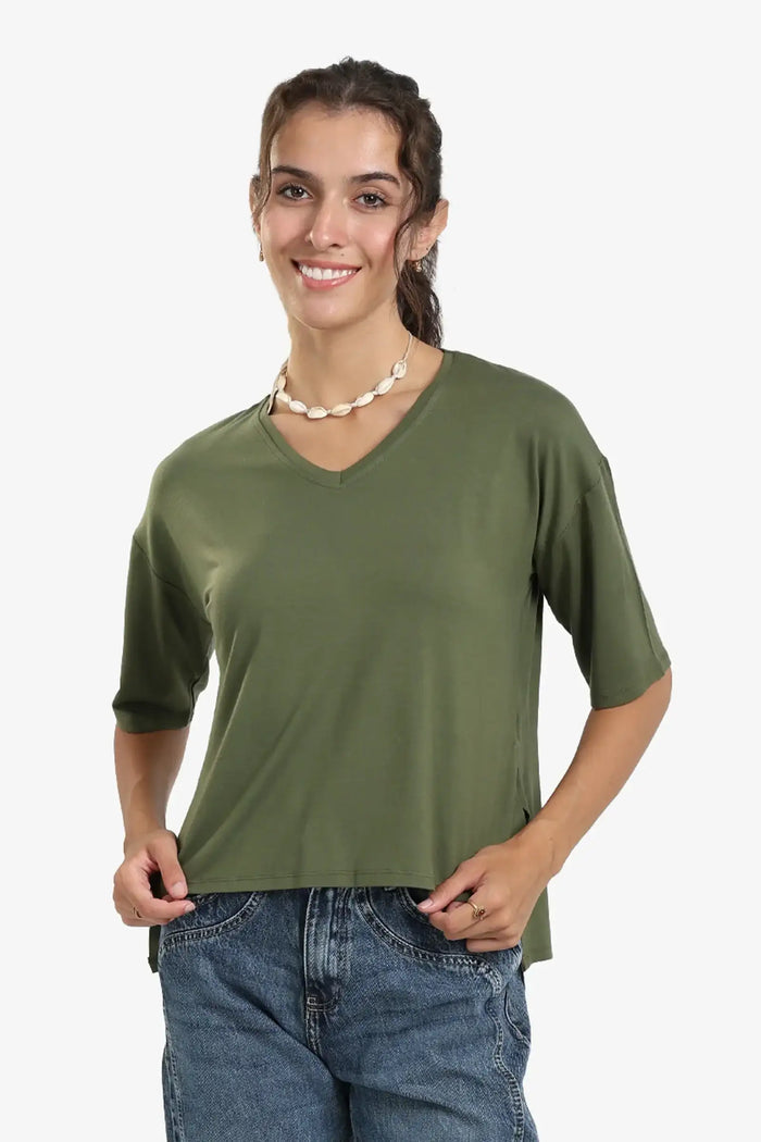 Olive Green / S / Viscose