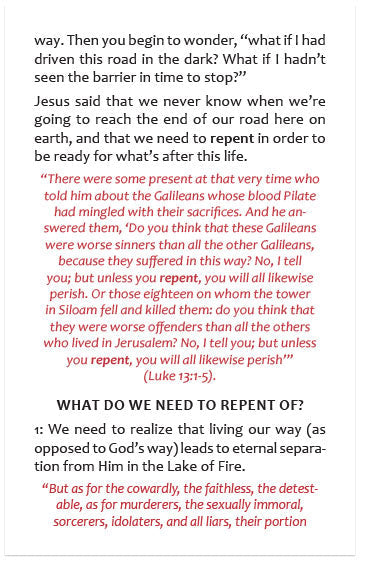 Repent And Believe: The Gospel of Jesus Christ (Original Version, Special-Order, ESV)