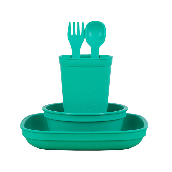 Replay Aqua Bundle -Tumbler Cup, Bowl, Plate & Cutlery Set