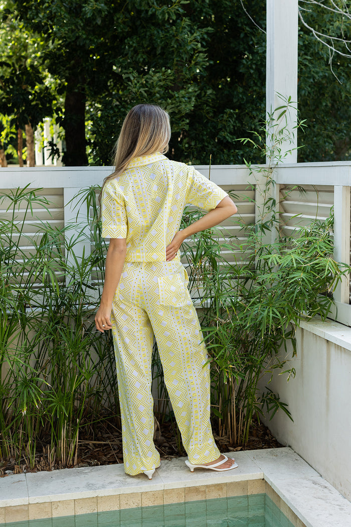Rhodes Top - Yellow