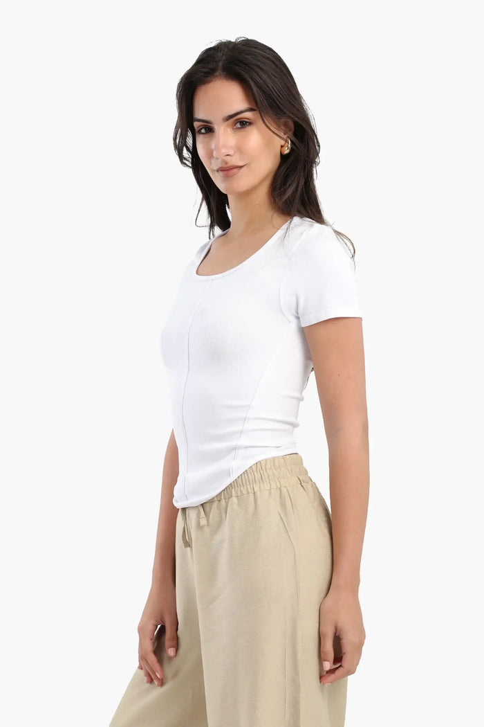 Ribbed Corset Top