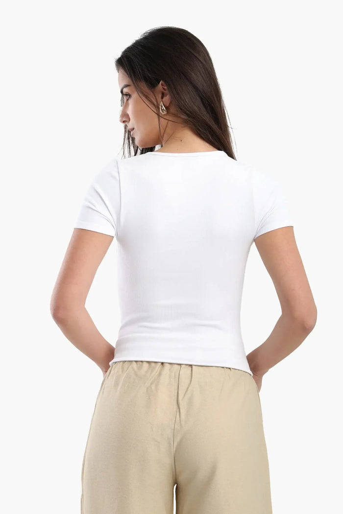 Ribbed Corset Top