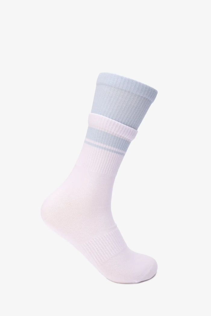 Ribbed Long Socks - 2 Pairs