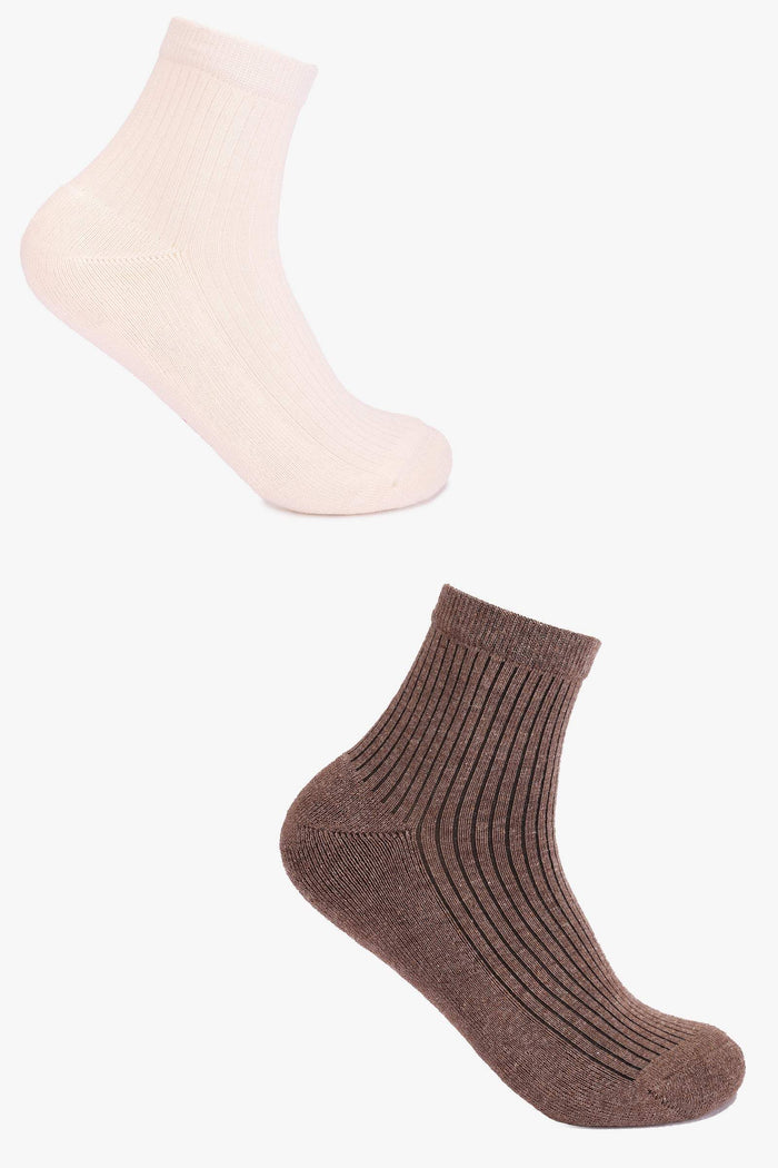 Ribbed Socks - 2 Pairs