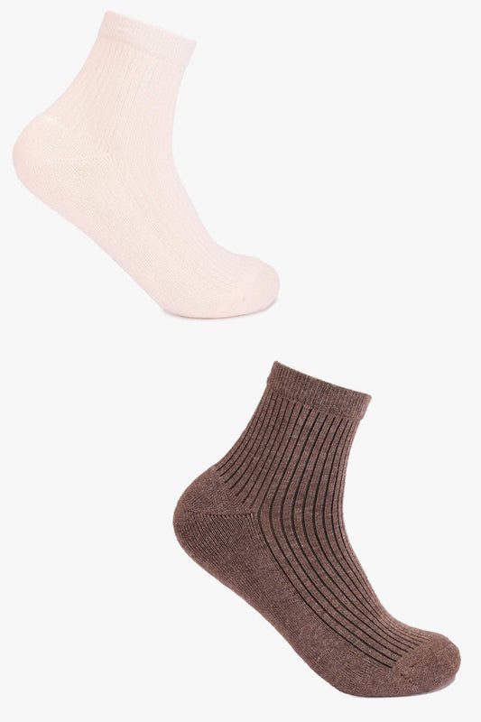 Ribbed Socks - 2 Pairs