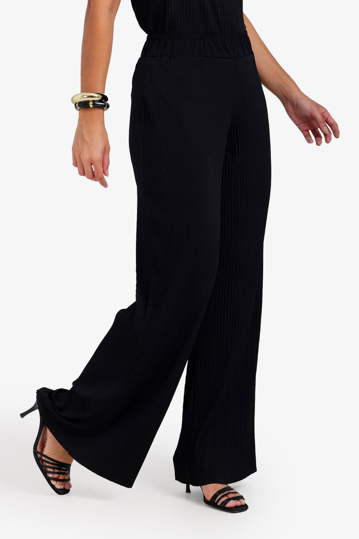 Ribbed Wide Leg Pants