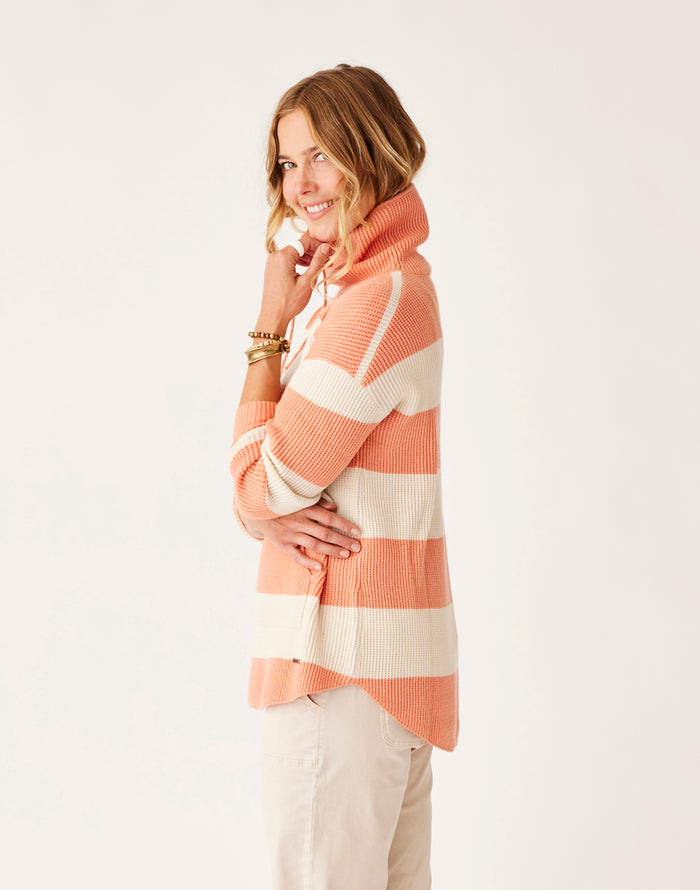 Rockvale Sweater: Lt. Henna Stripe - FINAL SALE